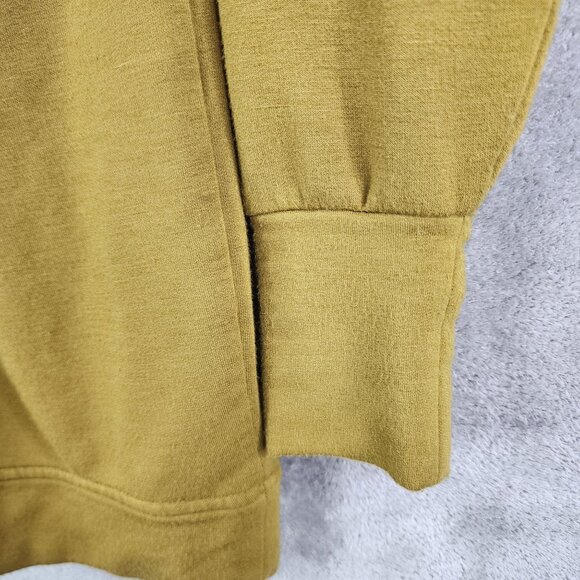 Womens Yellow Lou & Grey Signature Soft Henley Sweatshirt Button Up Size M - Picture 5 of 10